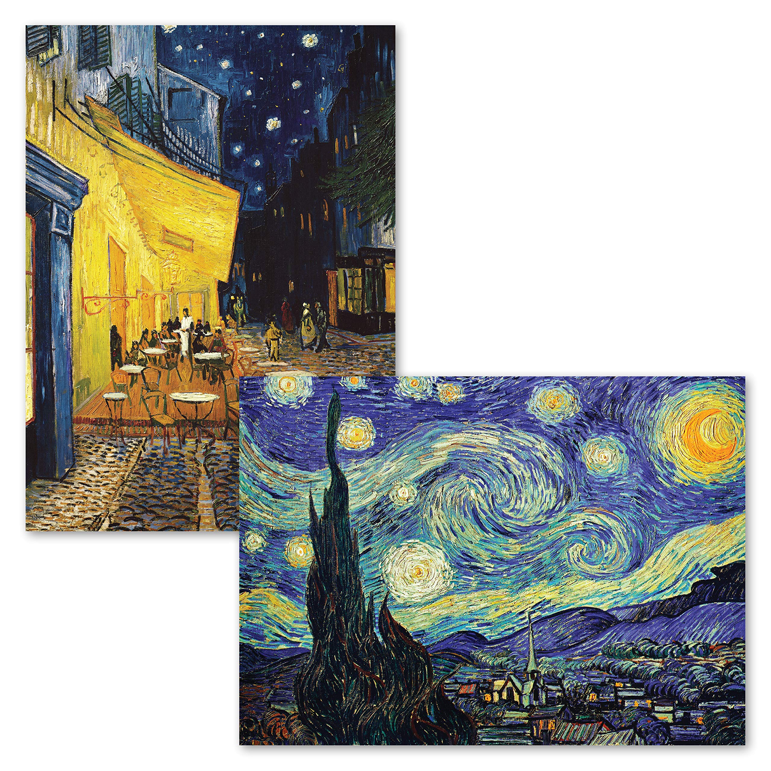 Amazon.co.jp: 2パック – 夜に星月夜&カフェテラス – ヴィンセント